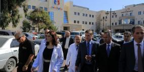 الأردن تتبرع لحاضنة أطفال لمجمع فلسطين الطبي برام الله