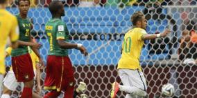 البرازيل تدك مرمى الكاميرون..والمكسيك ترافقها