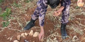 إتلاف جسم مشبوه في قرية أم التوت شرق جنين