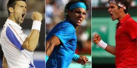 فيدرر يواجه خطرا حقيقيا من نادال ودجووكوفيتش