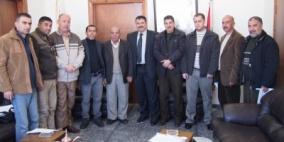 وفد من بلدية بيتونيا يزور بلدية اريحا