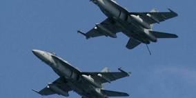 طائرات حربية إسرائيلية تحلق في أجواء غزة