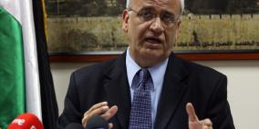 عريقات: اذا دمرت اسرائيل حل الدولتين امامها خيار الدولة الديمقراطية الواحدة