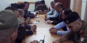 وفد عسكري أردني يزور طولكرم