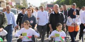 ماراثون رياضي لذوي الإعاقة في أريحا