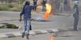 رام الله: 7 إصابات بعيارات نارية والعشرات بالرصاص المعدني خلال قمع مسيرات دعم غزة