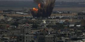 محدث2- الاحتلال يشن غارات على عدة مناطق في غزة