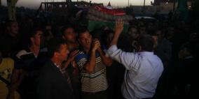 تشييع جثمان الشهيد الردايدة في بلدة العبيدية