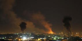 إصابة 6 مواطنين بينهم 4 أطفال وأضرار بالمنازل في غارات إسرائيلية جديدة على غزة