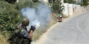 الاحتلال يقمع مسيرة النبي صالح المناهضة للاستيطان