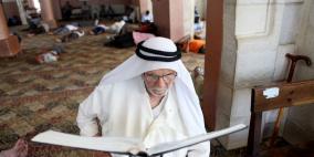 من اجواء رمضان داخل المساجد في رام الله