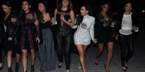 كيم كارديشيان تودع العزوبية بصحبة صديقاتها وتحتفل!