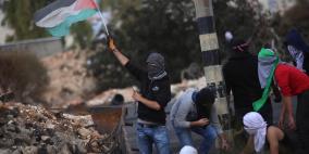 مواجهات اليوم الاثنين قرب حاجز "بيت ايل" شمال البيرة