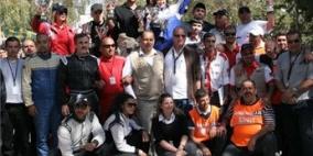 الفريق الفلسطيني يحصد 6 كؤوس في سباق السرعة بالأردن