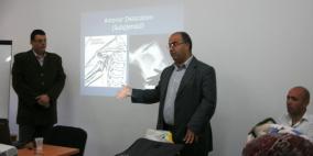 الخليل: عقد ورشة عمل بعنوان " علاج إصابات الملاعب "