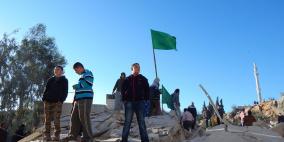 بالصور: الاحتلال يفجر منزل الاسير معاذ حامد في بلدة سلواد شرق رام الله