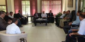 مديرة تربية جنين واتحاد المعلمين في زيارة للأجهزة الأمنية في جنين