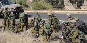 مناورات عسكرية إسرائيلية جنوب شرق جنين