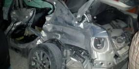 12 مصابا بينهم عناصر شرطة بحادث في الخليل