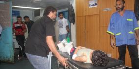 12 إصابة في تواصل القصف على أنحاء القطاع