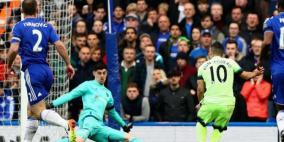 هاتريك أجويرو يقود السيتي لغزو تشيلسي في الستامفورد بريدج