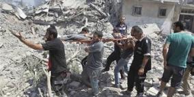 غزة: انتشال جثمان شهيد من تحت الأنقاض