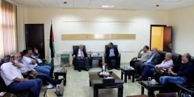 محافظ سلفيت اللواء البلوي يلتقي وزير الزراعة وافتتاح مشاريع زراعية