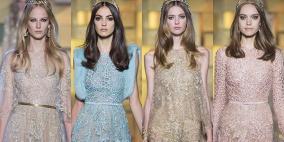 إيلي صعب يحتفل باليوبيل الفضي بمجموعة ذهبية