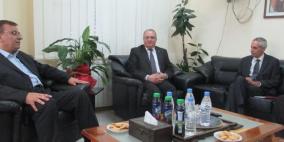 وزير التنمية الاجتماعية  يلتقي السفير الفلسطيني في هولندا