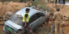 اصابتين بحادث سير في محافظة سلفيت