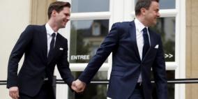 رئيس وزراء لوكسمبورغ يتزوج من صديقه المثلي