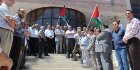 وقفة تضامنية مع الأسرى في جامعة بوليتكنك فلسطين