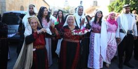 اسبوع التراث الفلسطيني يستمر بعروضه لليوم الثاني