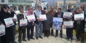 بالصور، وقفة تضامنية بالخليل مع الأسير سعدات ورفاقه بالذكرى الثامنة لاختطافهم