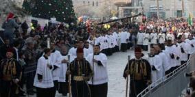 الطوائف المسيحية الغربية تبدأ احتفالاتها بعيد الميلاد في بيت لحم