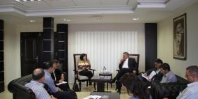 رئيس سلطة المياه يبحث مع رئيس بلدية بيت لحم وسلطة المجاري احتياجات المنطقة