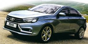 صور فوتوغرافية لسيارتي "لادا فيستا" و" XRay 2 " قبل عرضهما بيوم واحد