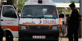 3 اصابات ما بين متوسطة وبليغة بحادث سير في قلقيلية