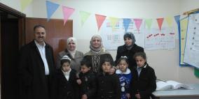 مديرة تربية جنين تتفقد مدرسة النور للمكفوفين