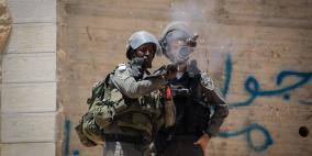 بالصور: اصابة شاب برصاص الاحتلال في رام الله