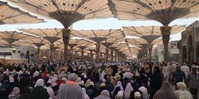 صور لصلاة الجمعة من المسجد النبوي الشريف