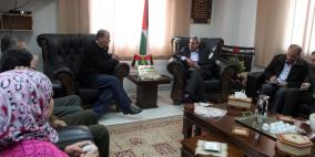 قلقيلية: المحافظ يلتقي وفداً من الاتحاد العام لنقابات العمال