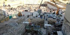 الاحتلال يشرع بحفريات واسعة في رأس العامود بالقدس