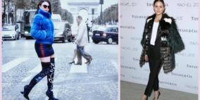 الفرو يزيد إطلالات النجمات أناقة وفخامة