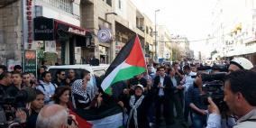 إصابات واعتقالات اثر قمع الاحتلال مسيرة ليوم الأرض بالقدس