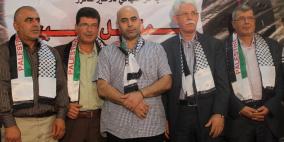 رام الله: مهرجان تكريمي للاسير المحرر اسماعيل الشبح بقريته رنتيس