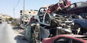 الشرطة تتلف 258 مركبة غير قانونية في محافظة الخليل