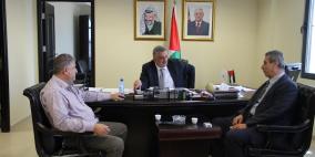 م. غنيم يبحث مع رئيس هيئة المدن الصناعية الية العمل في المناطق الصناعية