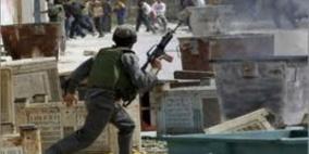 مواجهات مع جنود الاحتلال والمستوطنين في قصرة جنوب نابلس