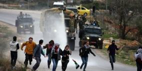 إصابة العشرات بالاختناق في مسيرة بلعين